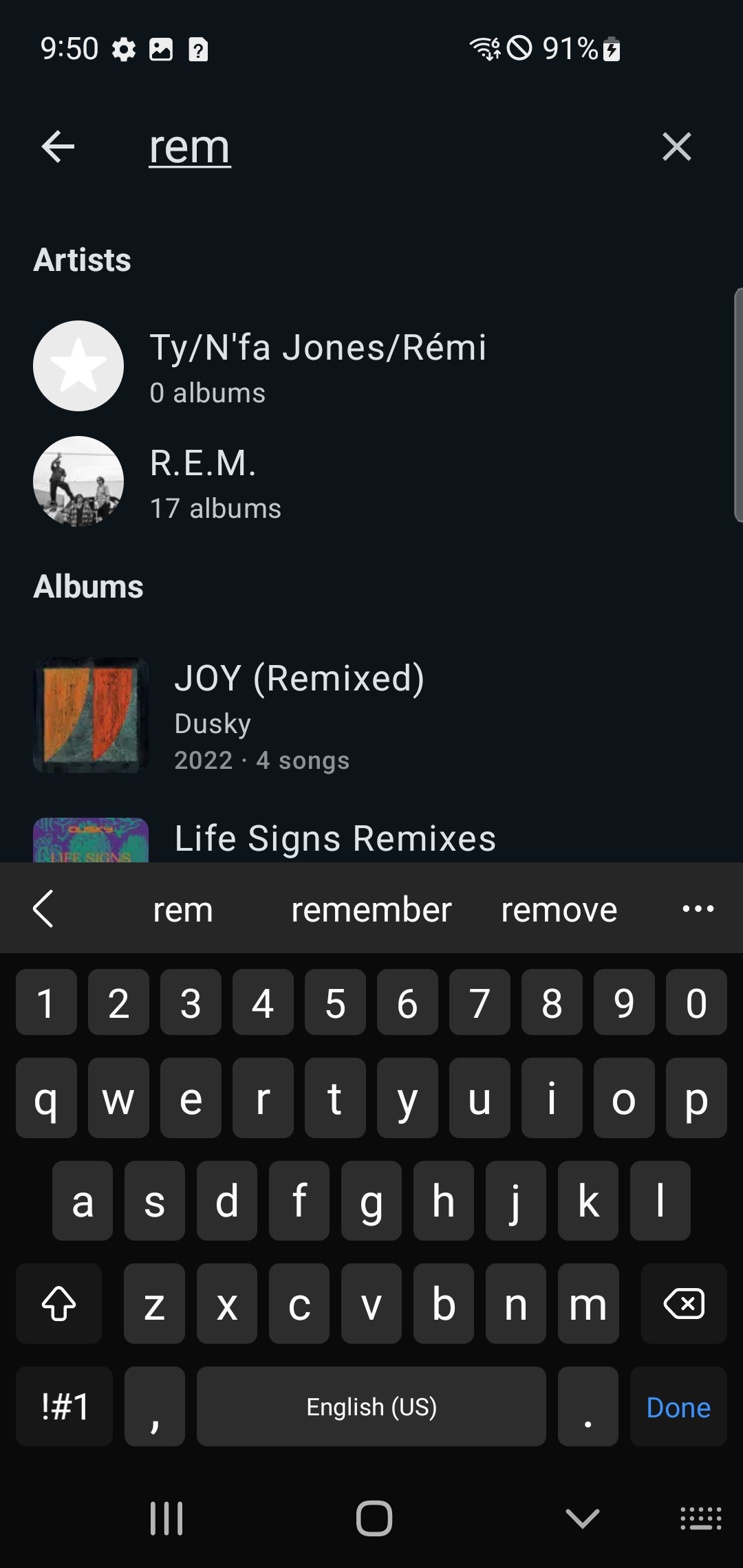Android Search